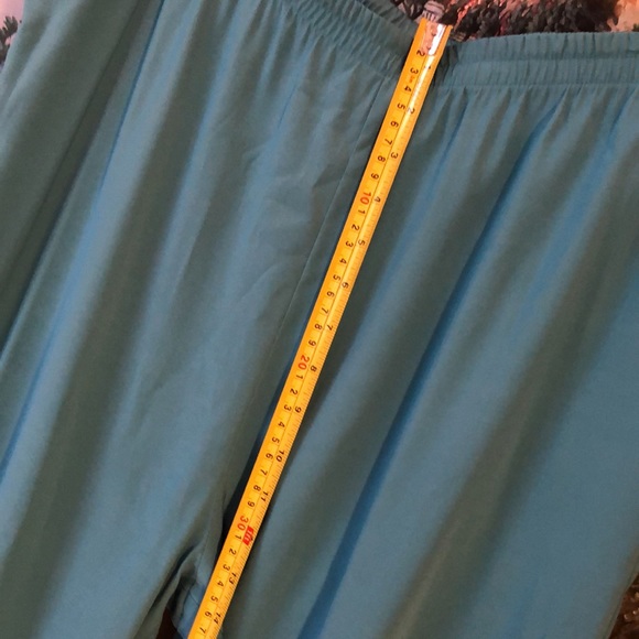 🐬 dianaira Silk Wide Leg Lined, High elastic waist reversible matte-shiny pants - Picture 4 of 6